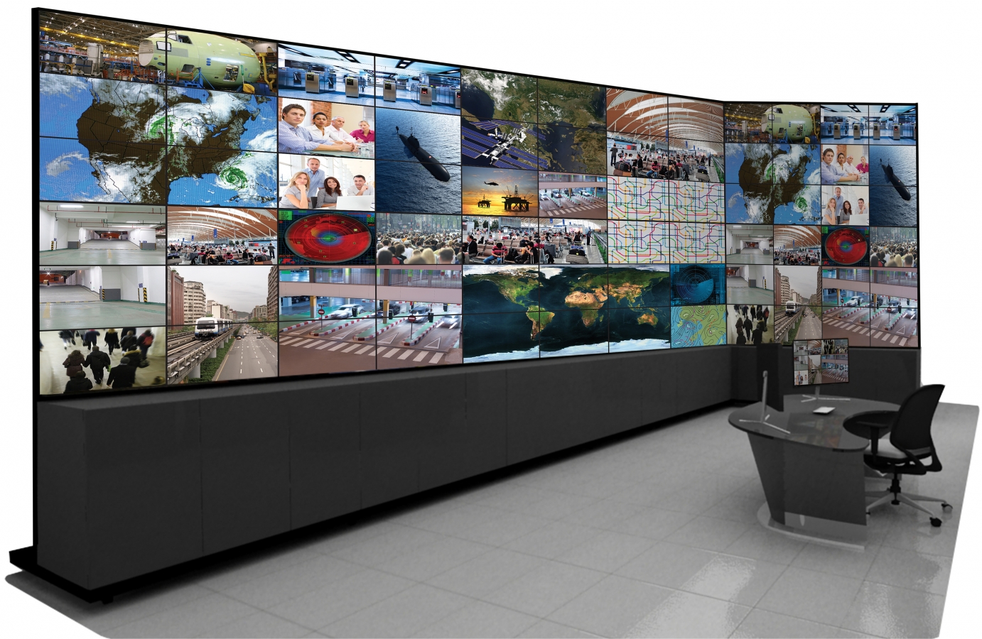 The Challenge of Displaying Hundreds of IP Cameras on a Video Wall